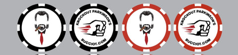 Melrose Poker Chip/Golf Ball Markers (BLACK)